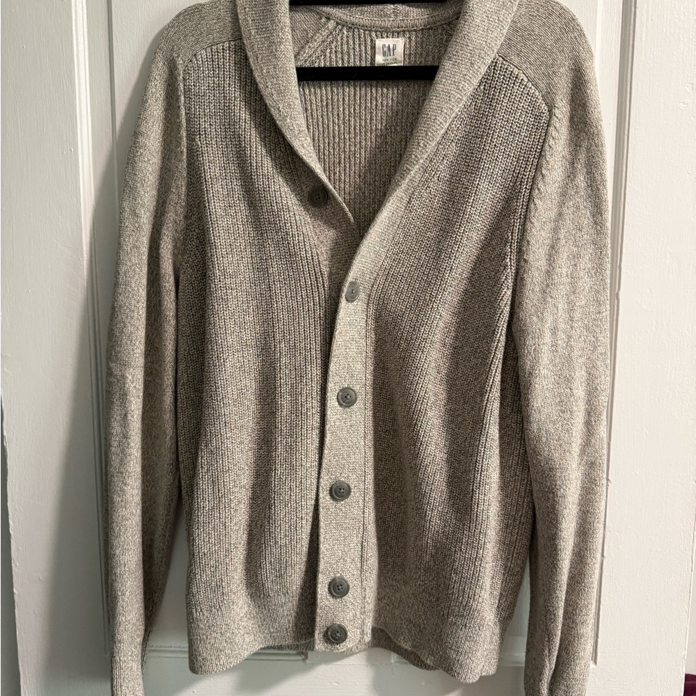 GAP Men's Gray Sweater Cardigan